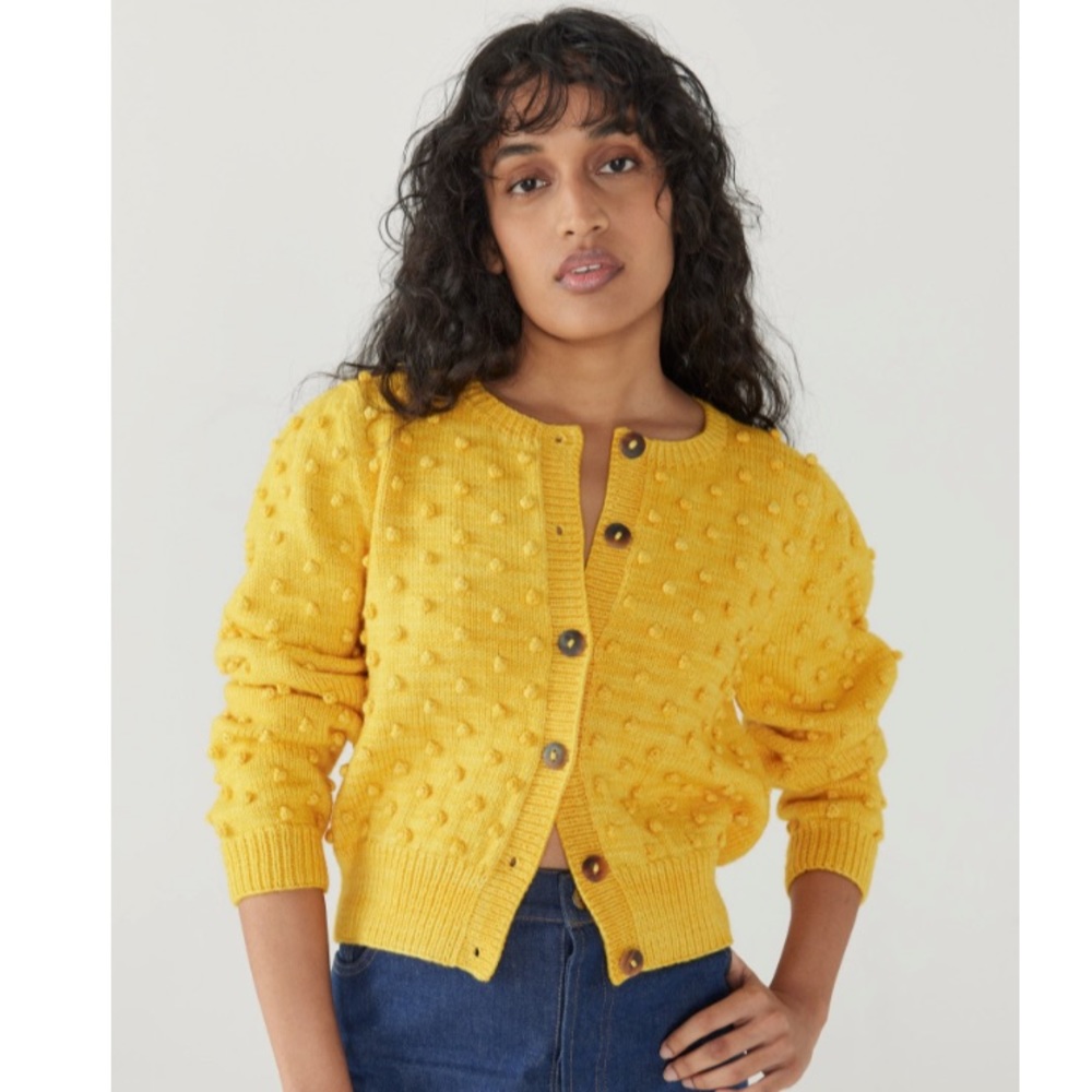 New Misha & Puff Adult Popcorn Ellie Cardigan - Mango XS - Sold Out